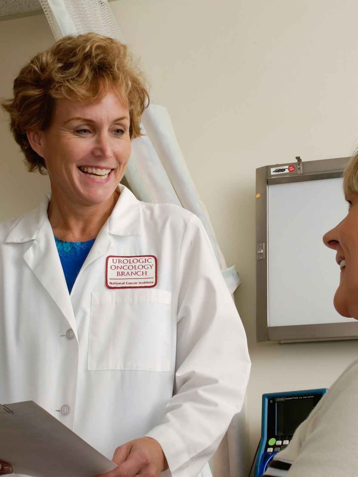 Pharmacist reviewing medicines